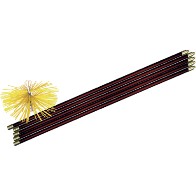 Kit voor schoorsteenvegen nylon 7 meter