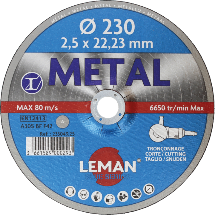 Pack de 5 disques tronçonnage metal 