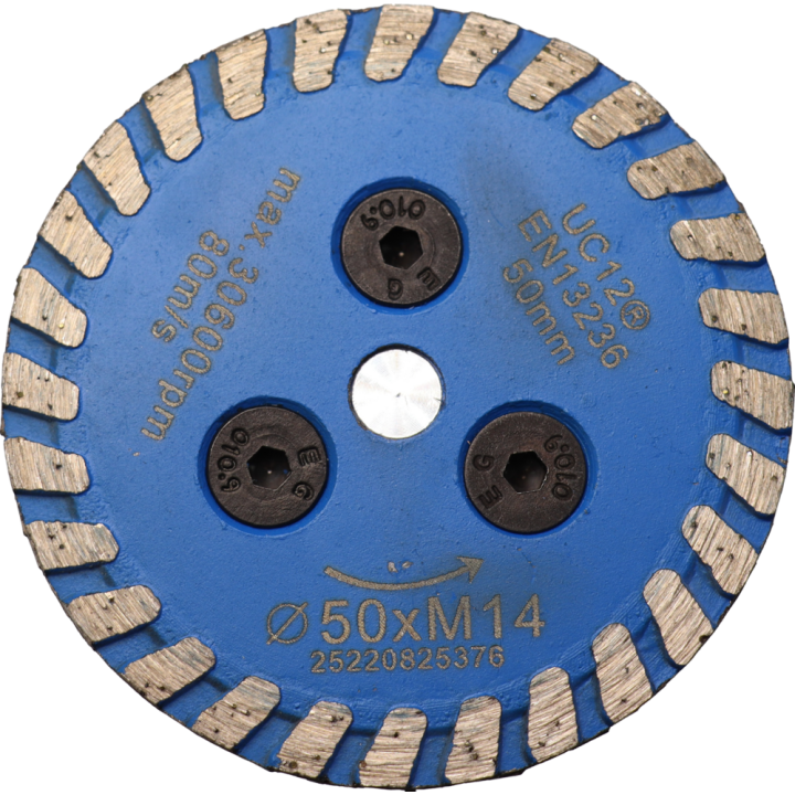 Disque diamant jante continue cannelée