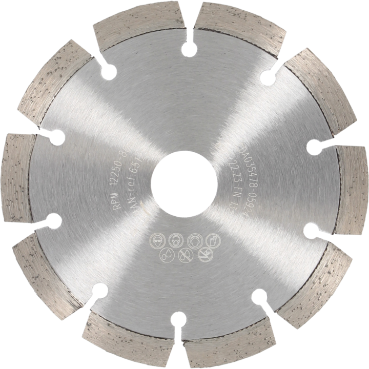 Disque diamant beton armé, aciers