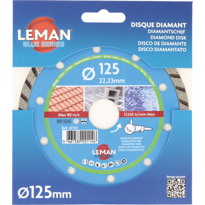Disque diamant minéral