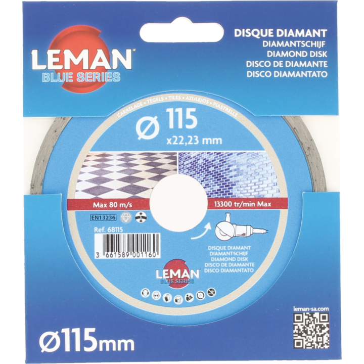 Lot de deux disques diamants