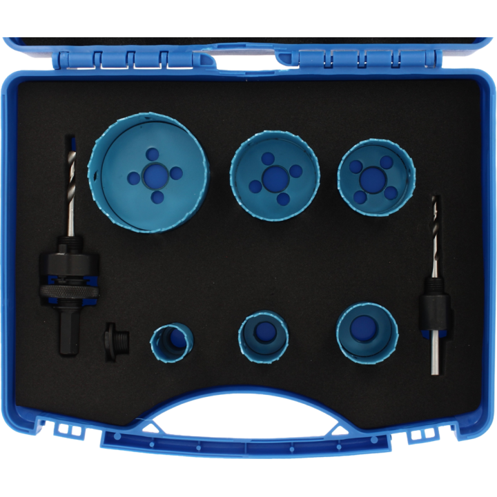 Coffret de 6 trépans bi-métal