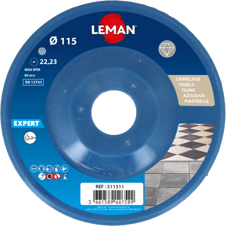 Disque à lamelles diamantées