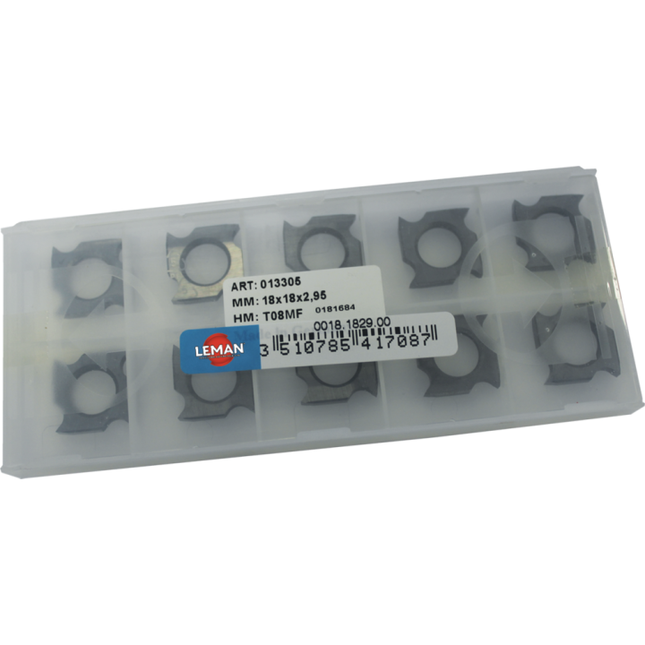 Reversible carbide inserts