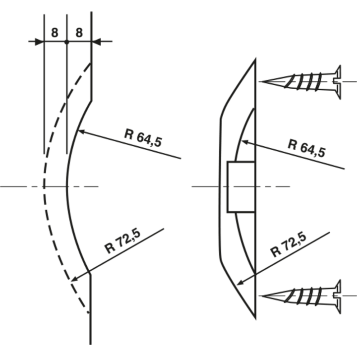 Porte-outils pour entaillage gâche