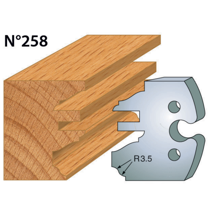 Cuchillas altura 50 mm