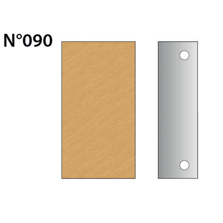 Set 2 ferri altezza 90 mm