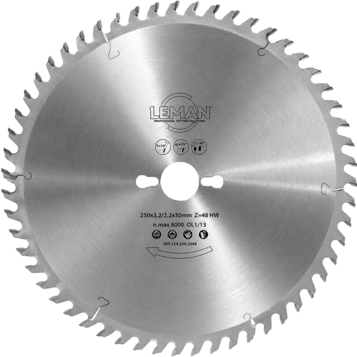 Edgebander blade for melamine boards and particleboards