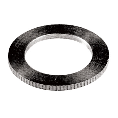 Anillo reductor de calibrado estriado