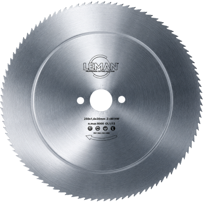 Lame circulaire acier pour lamier