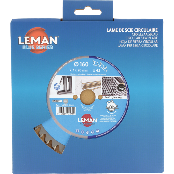 Lame de scir circualire pour machines portatives et à onglets