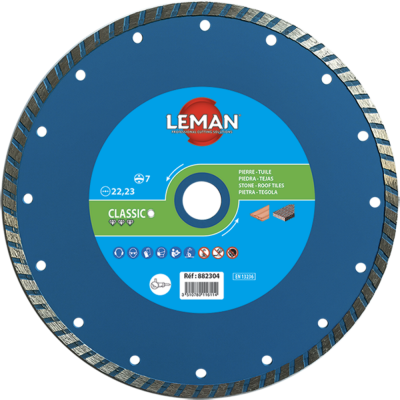 Diamond disc roof-tile, brick