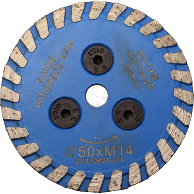 Disque diamant jante continue cannelée