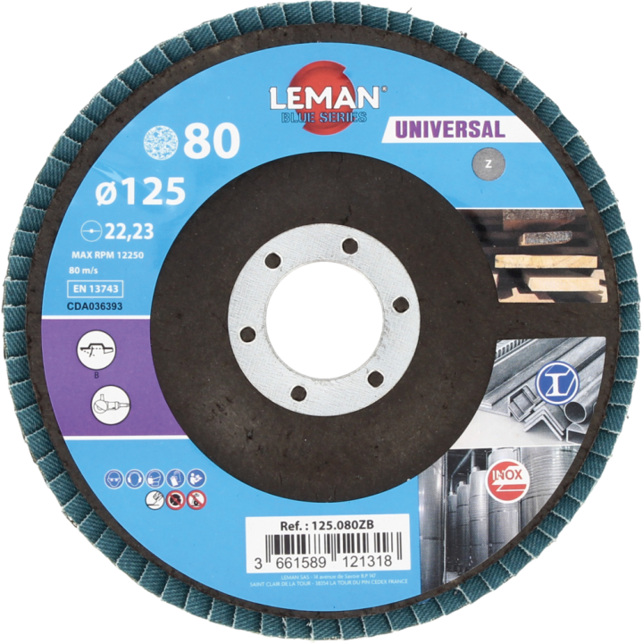 Disque à lamelles bombé zirconium