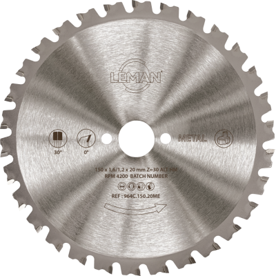 Lame circulaire pour machines portative et à onglets sur batterie
