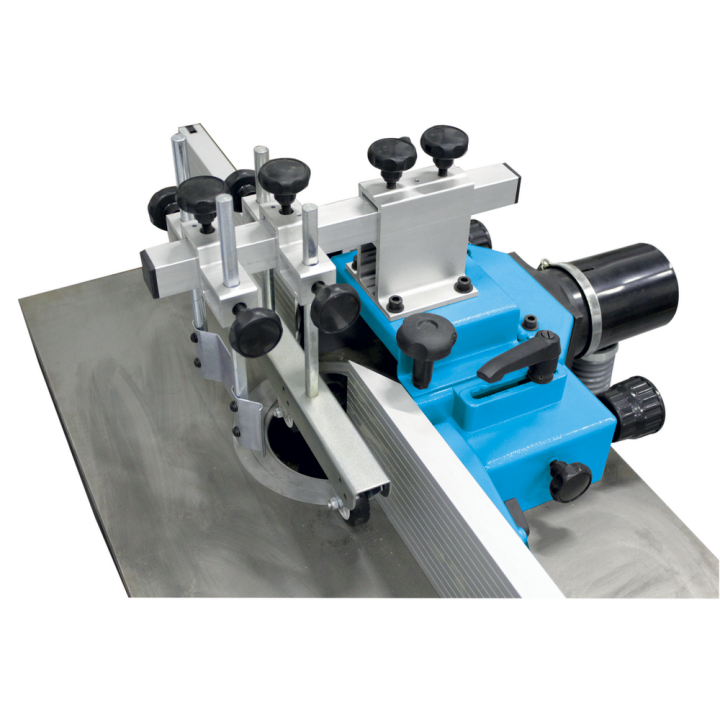 Freesbank in spindel van 30 mm met slede 30 mm