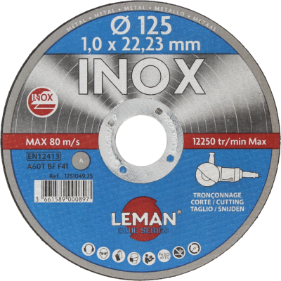 Disque tronçonnage inox