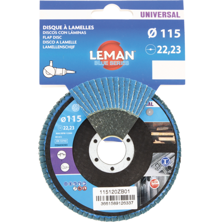 Disque à lamelles bombé zirconium