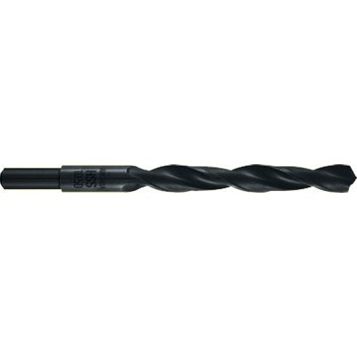 Hss laminated metal drill bit with reduced shank