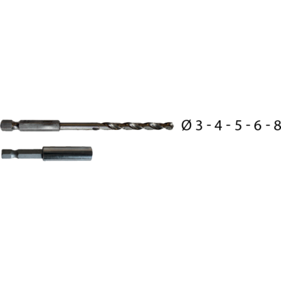 Set di punte e trapani per metallo da 14'' 30 pezzi