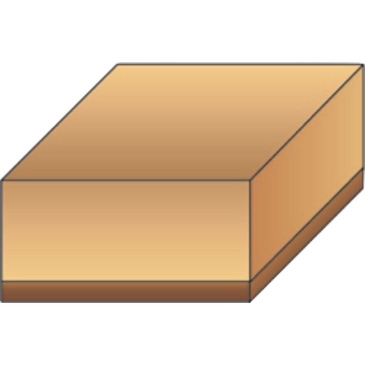 Kantenfrees recht + bovengeleider
