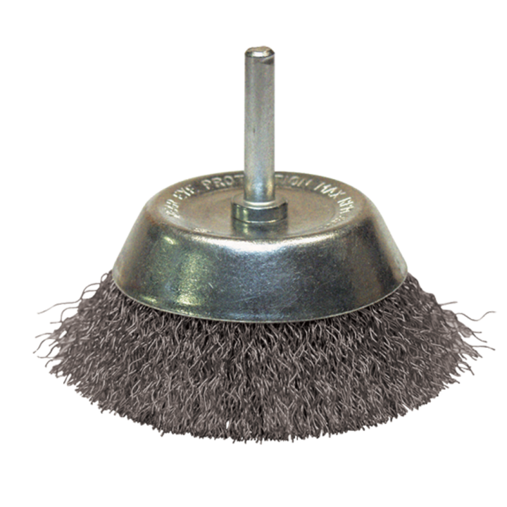 Brosse conique fil acier ondulÉ