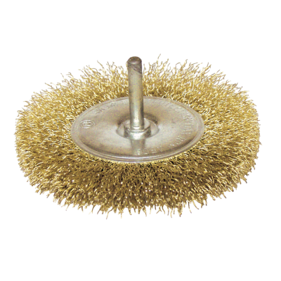 Brosse circulaire fil laiton ondulÉ