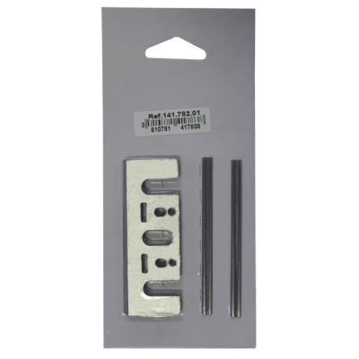 Jeu de 2 adaptateurs pour rabot portatif avec fers