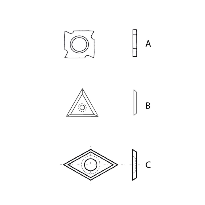 Plaquettes rÉversibles au carbure