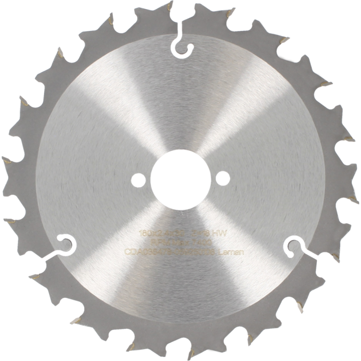 Lame de scie circulaire pour machines portatives et stationnaires sur table