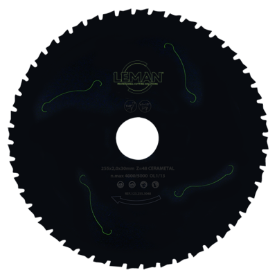 Lame circulaire cÉra-mÉtal multi-matÉriaux