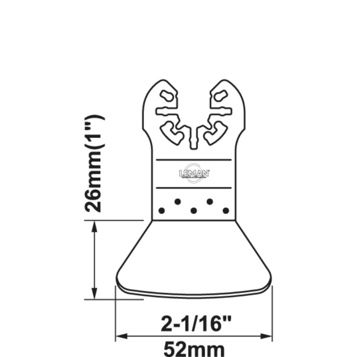 Spatule rigide acier carbone