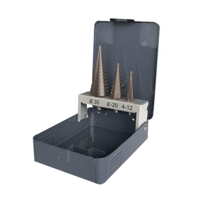 Coffret de 3 forets ÉtagÉs mÉtal hss