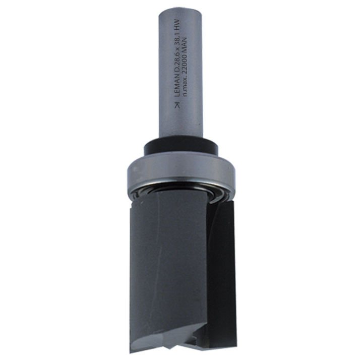 MÈche d'affleureuse droite + guide supÉrieur