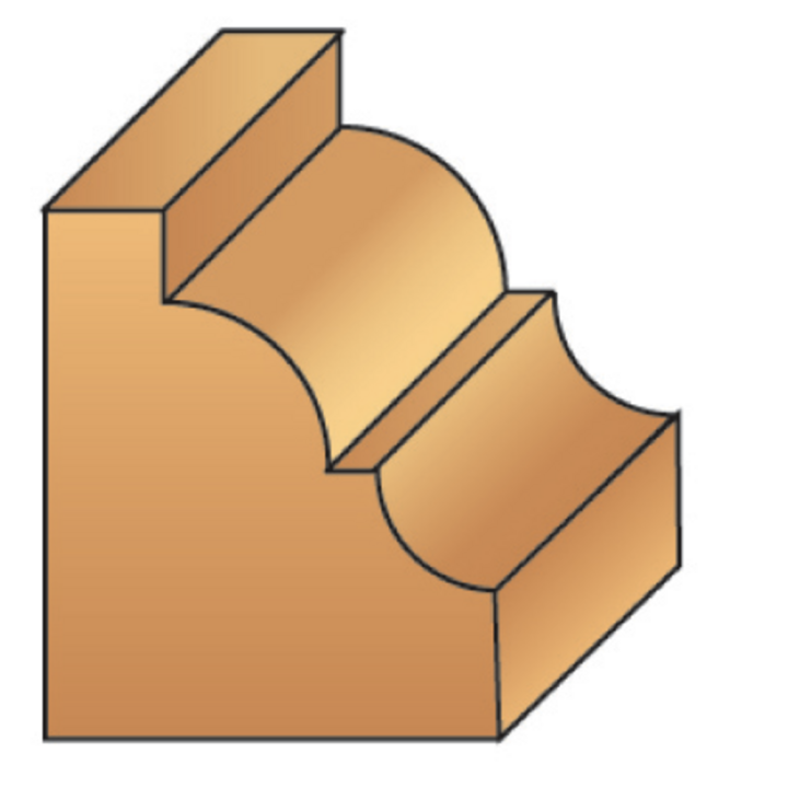 MÈche pour moulures dÉcoratives + guide supÉrieur