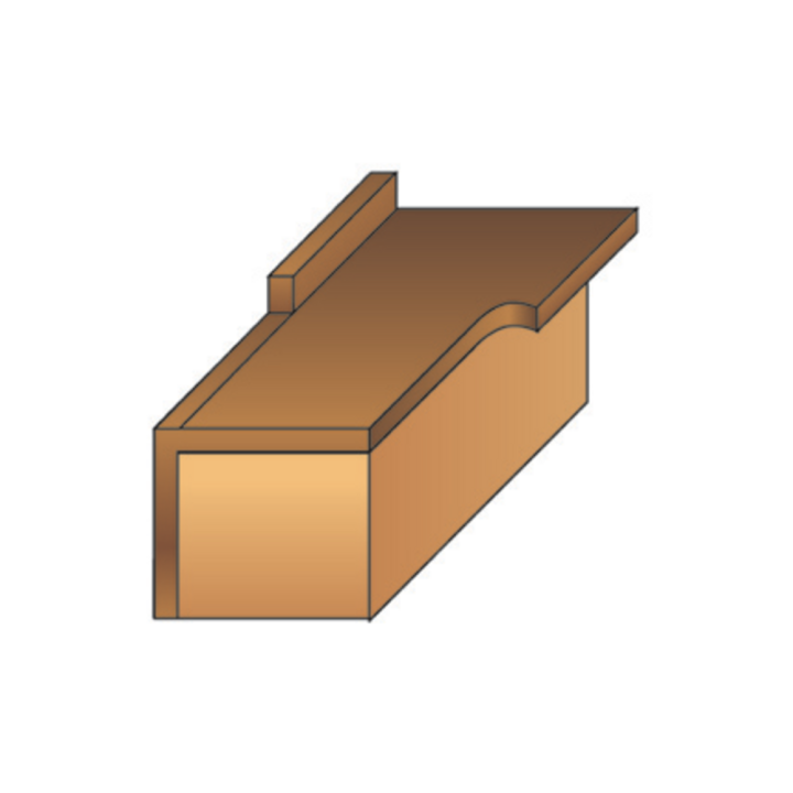 MÈche d'affleureuse droite