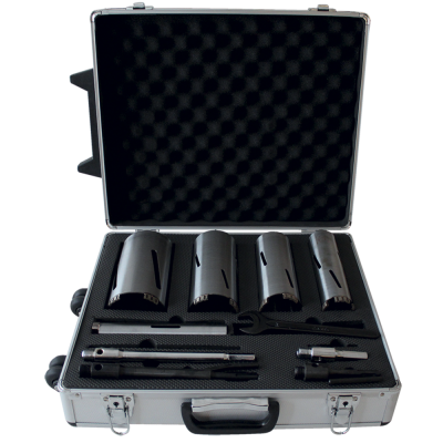 Coffret de 5 couronnes diamantÉes matÉriaux de construction