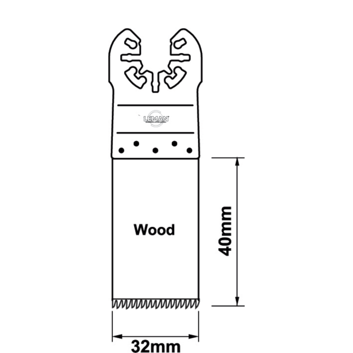 Lame de scie plongeante denture japonaise bi-mÉtal
