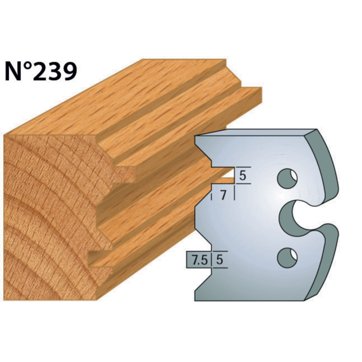 Jeux 2 fers hauteur 50 mm