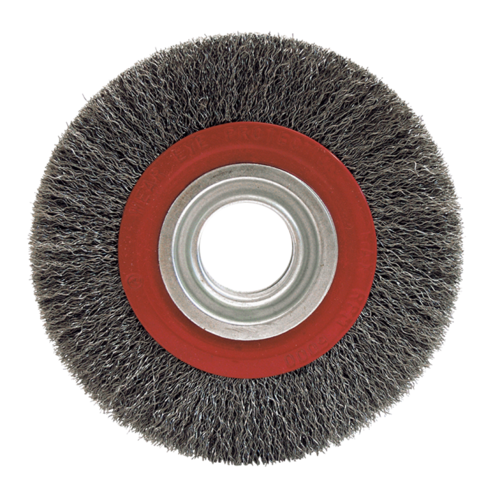 Brosse circulaire fil acier ondulÉ pour touret