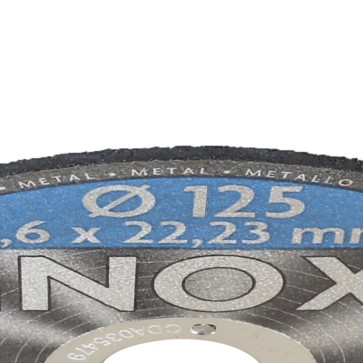 Pack 5 disques tronÇonnage inox