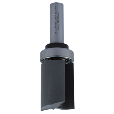 MÈche d'affleureuse droite + guide supÉrieur