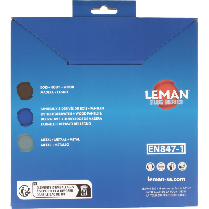 Lame de scie circulaire pour machines portatives et stationnaires sur table