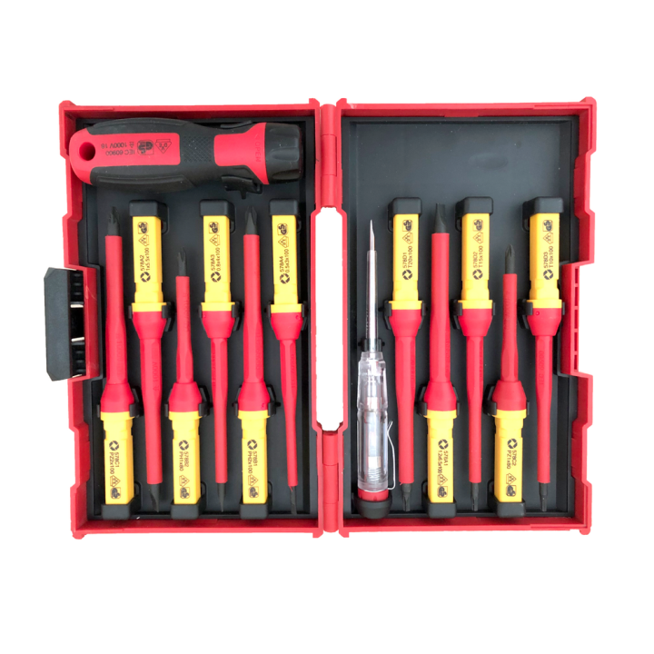 Coffret de 12 tournevis isolÉs  Électricien