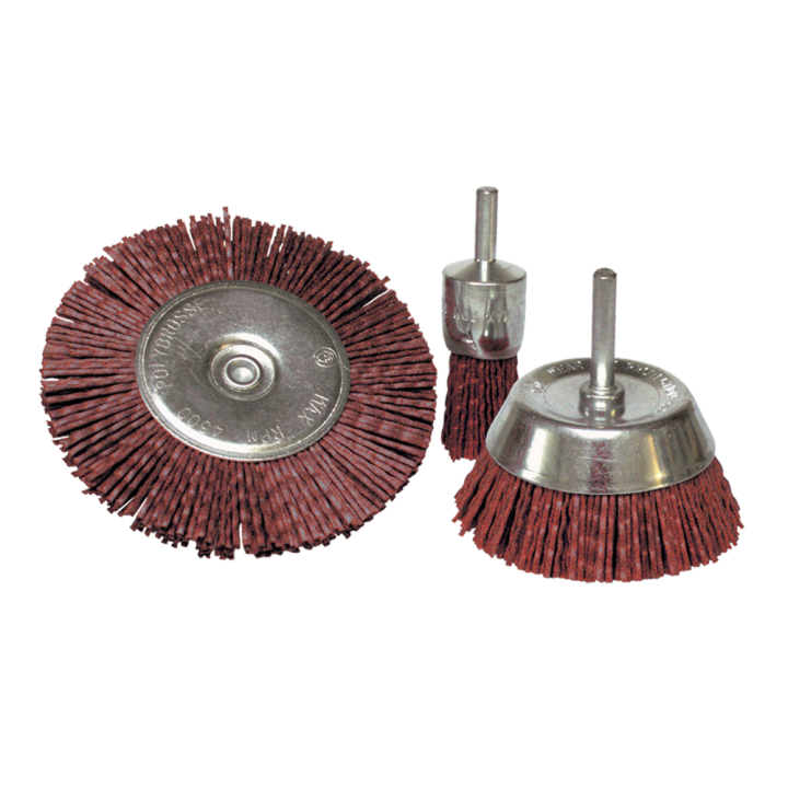 Lot de 3 brosses fil nylon