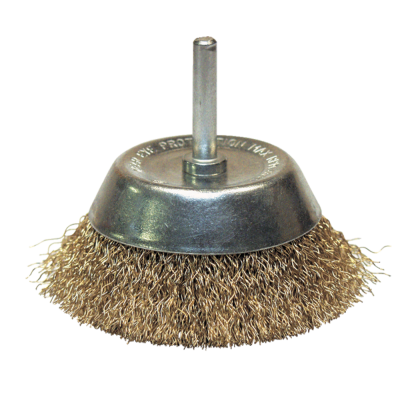 Brosse conique fil laiton ondulÉ