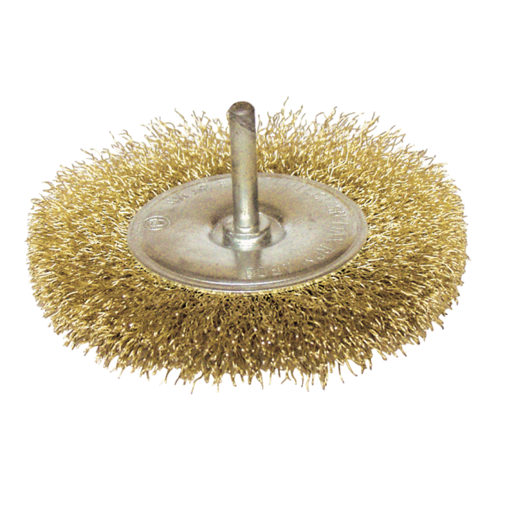 Brosse circulaire fil laiton ondulÉ