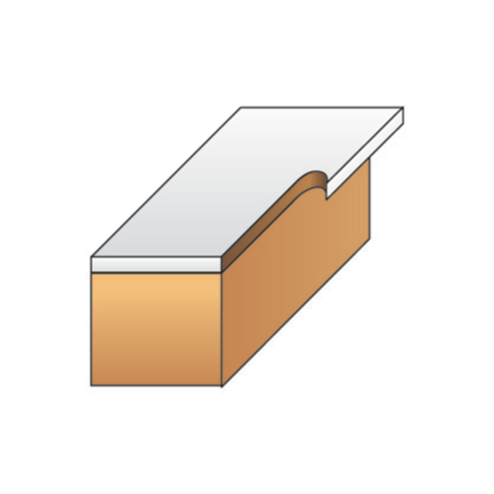 MÈche d'affleureuse biaisÉe + guide