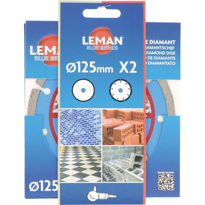 Lot de deux disques diamants